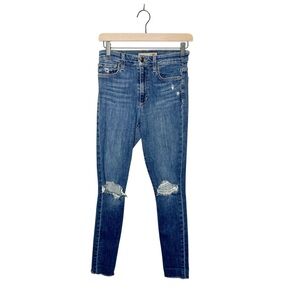 Joes Jeans Womens Distressed Franklin High Rise Skinny Ankle‎ Jean 26